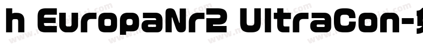 h EuropaNr2 UltraCon字体转换